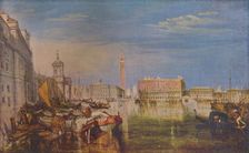 Venice-Canaletti Painting c1833, (1925). Creator: JMW Turner