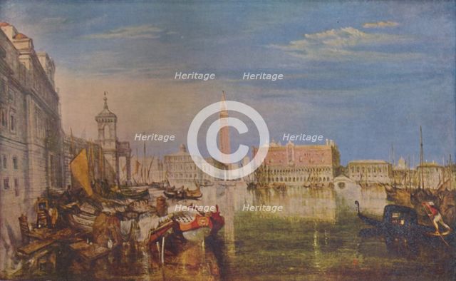 'Venice-Canaletti Painting', c1833, (1925). Creator: JMW Turner.