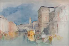 Venice: Casa Grimani and the Rialto 1909. Artist: JMW Turner