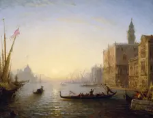 Venice, Evening, c1865. Creator: Felix Francois Georges Philibert Ziem
