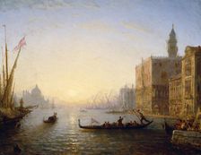 Venice, Evening, c1865. Creator: Felix Francois Georges Philibert Ziem
