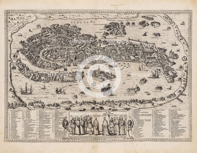 Venice. From Civitates orbis terrarum, 1572. Creator: Braun, Georg (1541-1622).