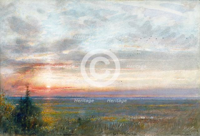 'Venice from the Mainland', 1908. Artist: Albert Goodwin