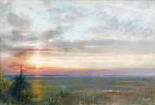 Venice from the Mainland 1908. Artist: Albert Goodwin