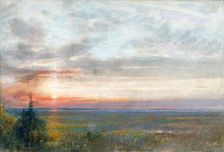 Venice from the Mainland 1908. Artist: Albert Goodwin