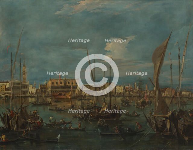 Venice from the Bacino di San Marco, ca. 1765. Creator: Francesco Guardi.