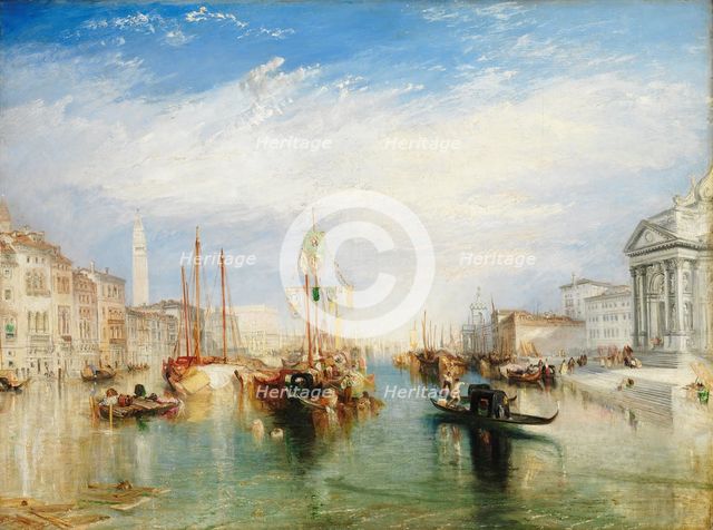 Venice, from the Porch of Madonna della Salute, ca. 1835. Creator: JMW Turner.