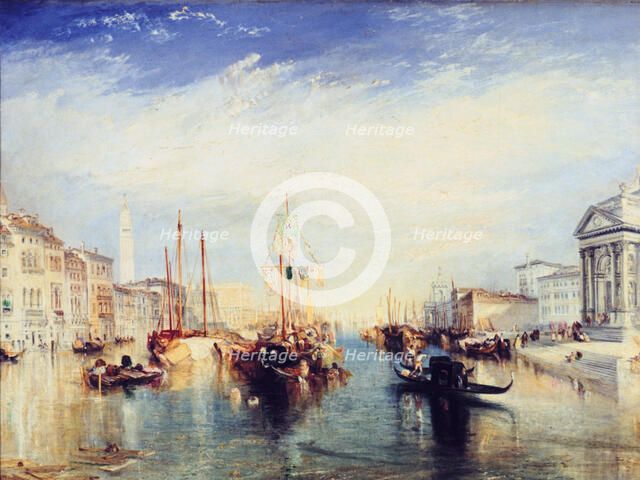 'Venice, from the Porch of the Madonna della Salute', c1835. Artist: JMW Turner