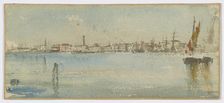 Venice Harbor, 1879-1880. Creator: James Abbott McNeill Whistler