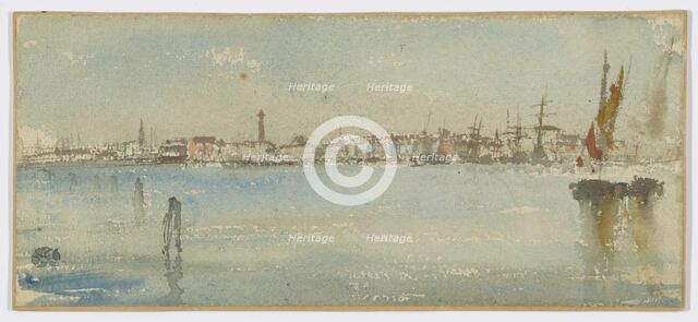 Venice Harbor, 1879-1880. Creator: James Abbott McNeill Whistler.