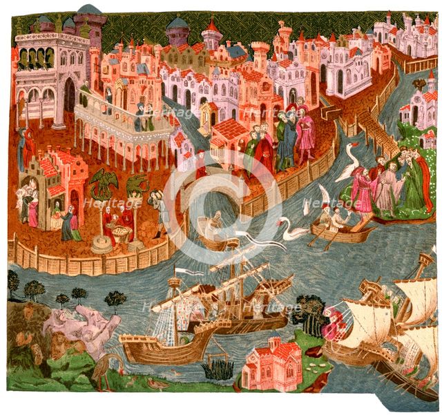 Venice in 1338, (1892). Artist: Unknown