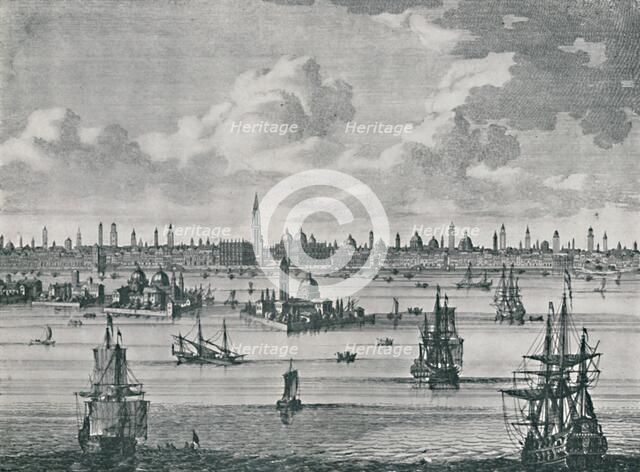 'Venice in the Early XVIIIth Century', (1925). Creator: Peter Schenk.