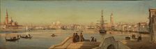 Venice, Panorama from the bridge, 1858