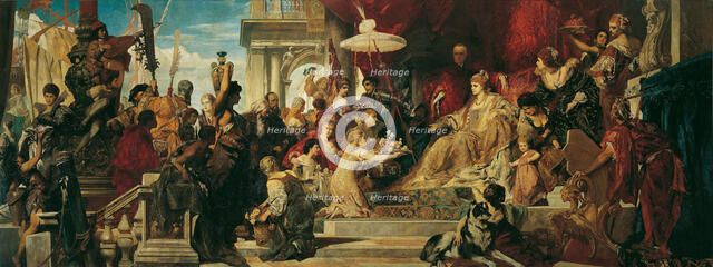 Venice Pays Homage to Caterina Cornaro , 1872-1873. Creator: Makart, Hans (1840-1884).