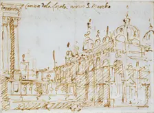 Venice: St Mark's and the Loggetta, mid 18th century. Artist: Canaletto