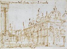 Venice: St Mark's and the Loggetta, mid 18th century. Artist: Canaletto