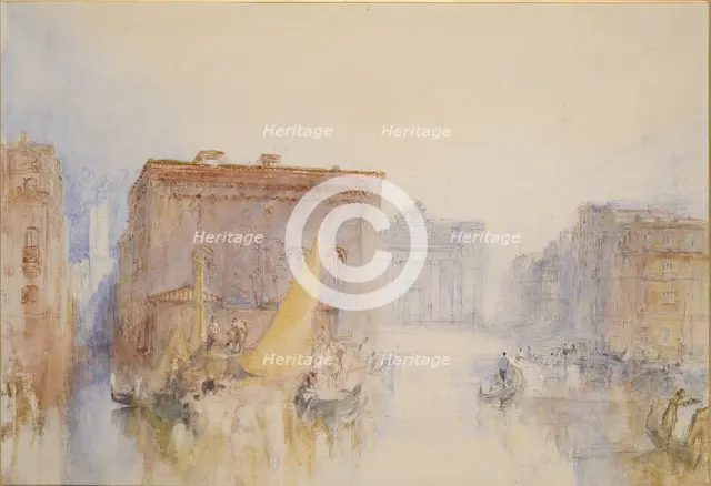 Venice: The Accademia, 1840. Artist: JMW Turner.