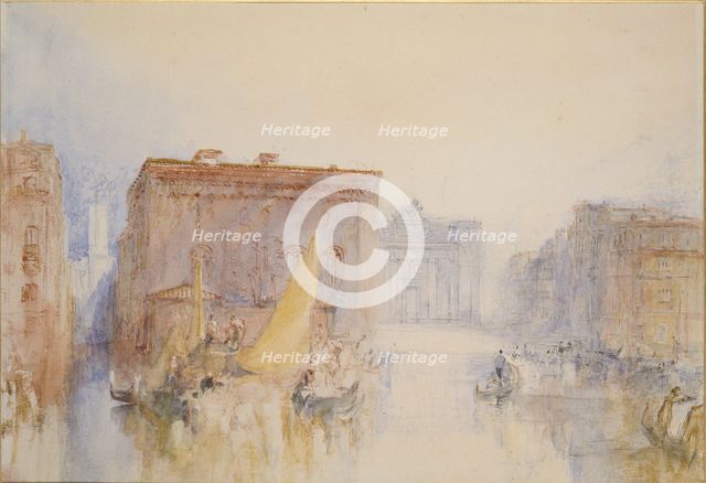 Venice: The Accademia, 1840. Artist: JMW Turner.