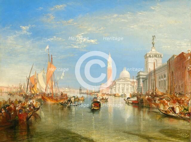 Venice: The Dogana and San Giorgio Maggiore, 1834. Creator: JMW Turner.