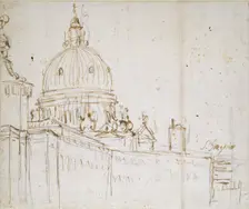Venice: The Dogana di Mare and S. Maria della Salute, mid 18th century. Artist: Canaletto