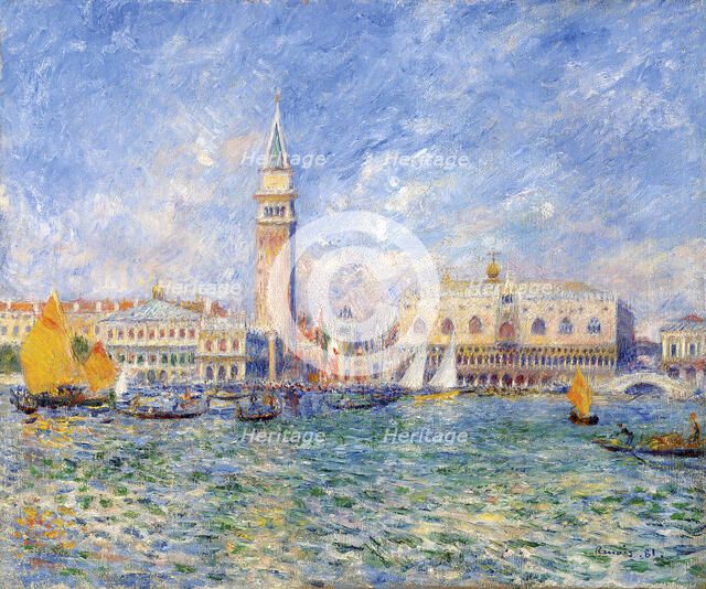 'Venice, (The Doge's Palace)', 1881.  Artist: Pierre-Auguste Renoir