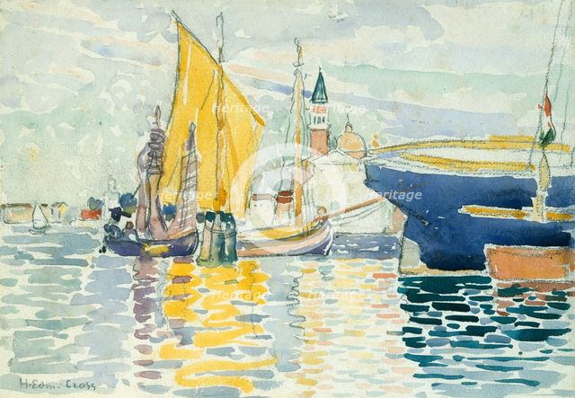 Venice-The Giudecca, 1903. Creator: Henri-Edmond Cross.