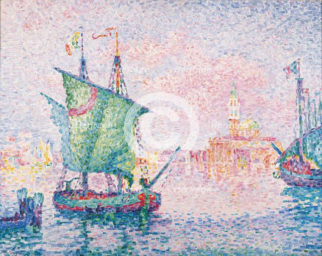 Venice, The Pink Cloud, 1909. Artist: Signac, Paul (1863-1935)