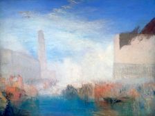 Venice, the Piazzetta with the Ceremony of the Doge Marrying the Sea c1835. Artist: JMW Turner