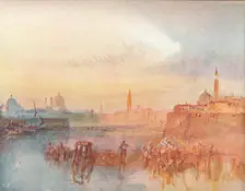 Venice: The Salute from S. Giorgio Maggiore 1909. Artist: JMW Turner