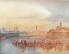 Venice: The Salute from S. Giorgio Maggiore 1909. Artist: JMW Turner