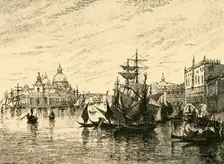 Venice: View from the Riva Degli Schiavoni 1890. Creator: Unknown
