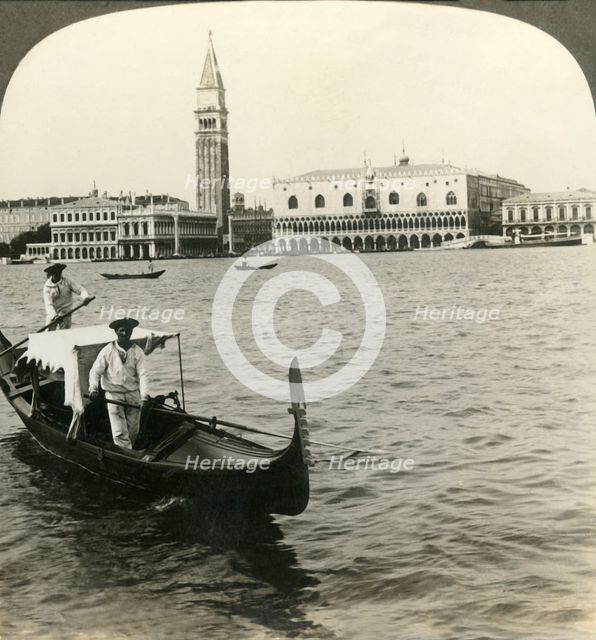 'Venice - "white swan of cities." N. from S. Giorgio Island, Italy', c1909. Creator: Unknown.
