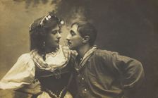 Venie Clements and Bert Edwards acting in "La danse des Apaches", c1910. Creator: Unknown