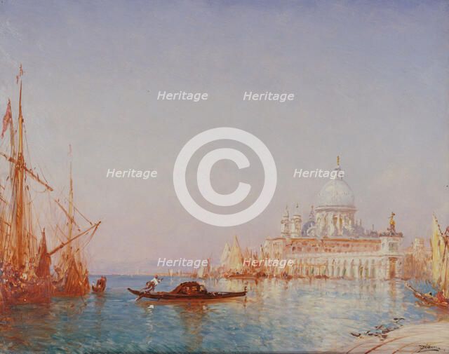 Venise, la Salute. Effet de matin, between 1860 and 1890. Creator: Felix Francois Georges Philibert Ziem.