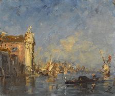 Venise, l'église des Gesuati, between 1870 and 1880. Creator: Felix Francois Georges Philibert Ziem