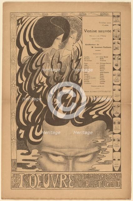 Venise sauvée (Venice Preserved), 1895. Creator: Jan Toorop.