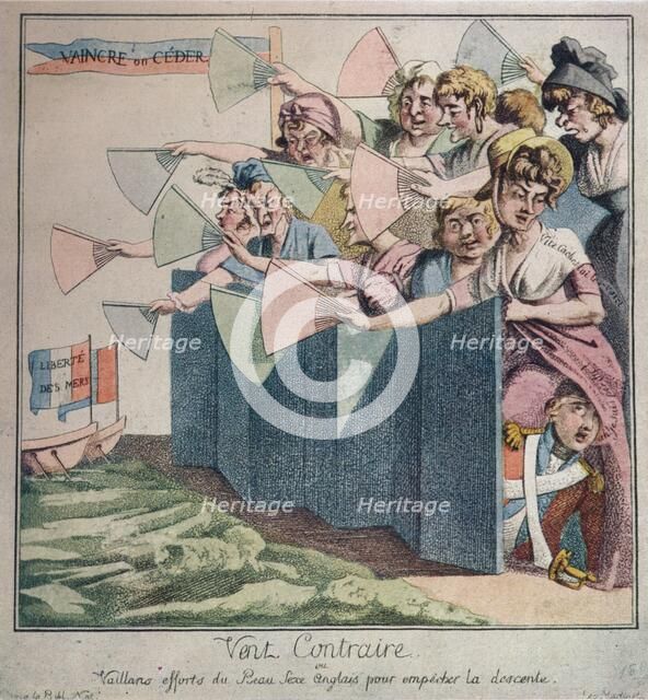 'Vent Contraire', c19th century. Artist: Unknown.