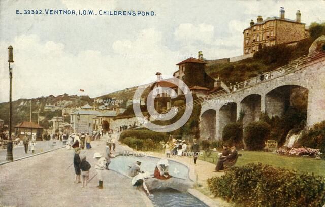 'Ventnor, I.O.W - Children's Pond', 1919. Creator: Unknown.
