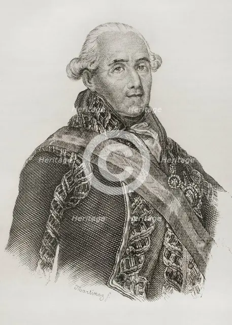 Ventura Caro Maza de Lizana, (1742-1809), Captain General of Valencia, Spanish military, 1851.  Creator: Unknown.