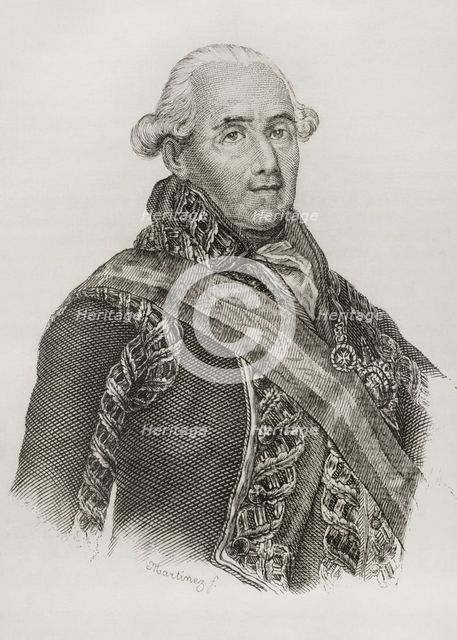 Ventura Caro Maza de Lizana, (1742-1809), Captain General of Valencia, Spanish military, 1851.  Creator: Unknown.