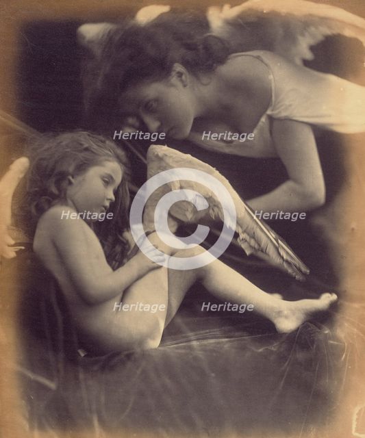 Venus Chiding Cupid and Removing His Wings, 1872. Creator: Julia Margaret Cameron.