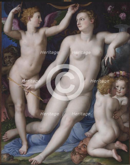 Venus, Cupid and Jealousy, c1550. Creator: Bronzino, Agnolo (1503-1572).