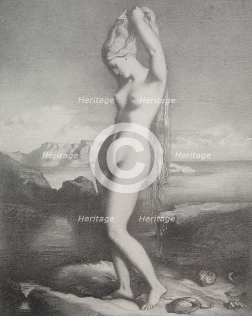 Venus Anadyomène, 1839. Creator: Théodore Chassériau (French, 1819-1856).