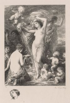 Venus Anadyomene, 1898. Creator: Henri Fantin-Latour (French, 1836-1904)