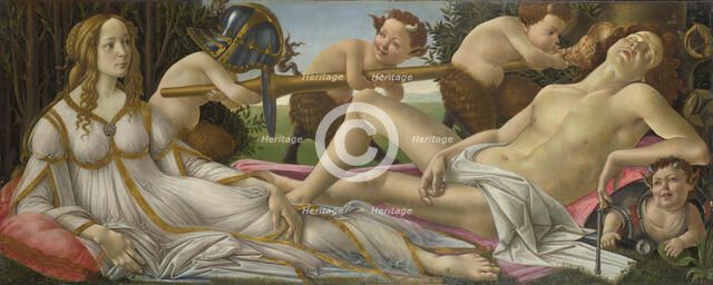 Venus and Mars, ca 1485. Artist: Botticelli, Sandro (1445-1510)