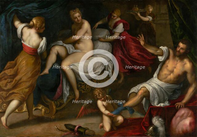 Venus and Mars, about 1605-1609. Creator: Jacopo Palma.