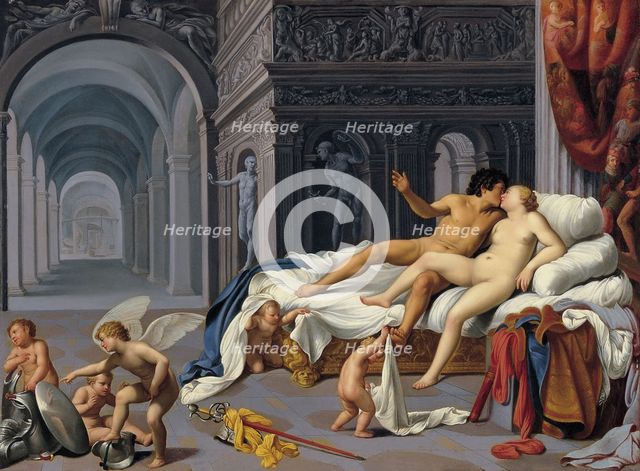 Venus and Mars. Artist: Saraceni, Carlo (1579-1620)