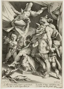 Venus and Mercury, c.1600. Creator: Jan Muller