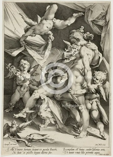 Venus and Mercury, c.1600. Creator: Jan Muller.