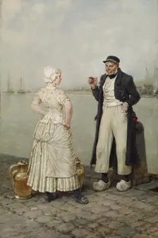 Venus and Neptune, c1882. Creator: George Henry Boughton